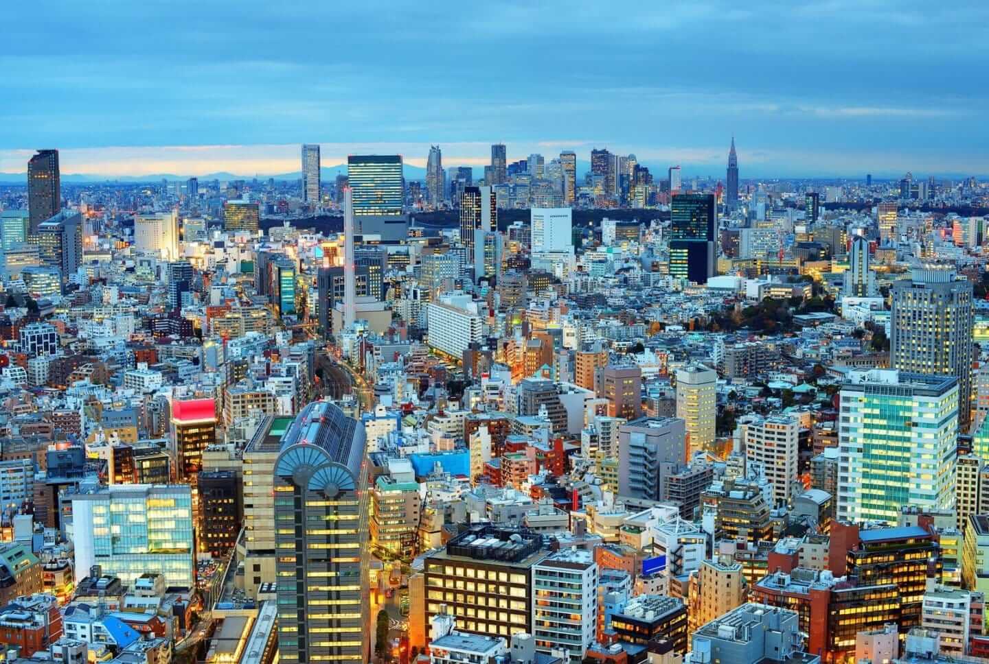 Tokyo skyline featured in Boutique Japan 8-day sample itinerary